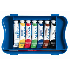 F.I.L.A. Scatola 7 Tubi Tempera Giotto 12Ml