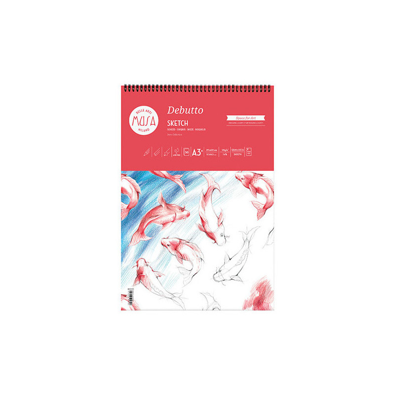 CWR Debutto Blocco di carta da disegno 50 fogli