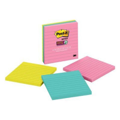 Post-It 675-3SSMIA pouch autoadesiva Quadrato Blu, Rosa, Giallo Autoadesivo