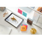 Post-It 675-3SSMIA pouch autoadesiva Quadrato Blu, Rosa, Giallo Autoadesivo