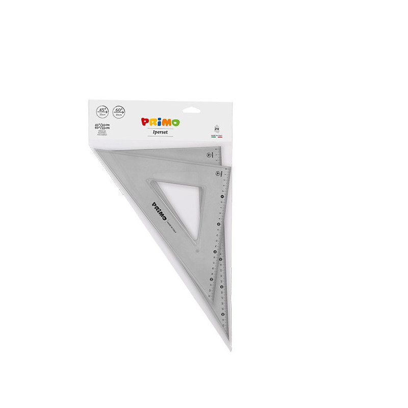 Primo 8260S2Q35 set di righelli 2 pz Polistirolo