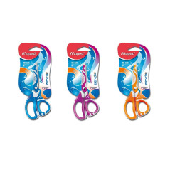 Maped Zenoa Fit Forbici da ufficio Taglio dritto Blu, Arancione, Rosa