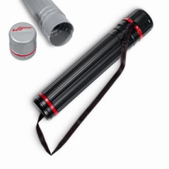 Niji 3089 tubo portadocumento 10,5 cm Nero Plastica