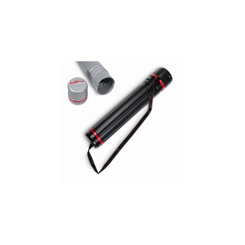 Niji 3089 tubo portadocumento 10,5 cm Nero Plastica