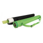 ARDA 1572S tubo portadocumento 8 cm Nero, Verde Nylon