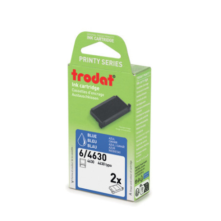 Trodat 6 4630 Cartuccia d'inchiostro Blu