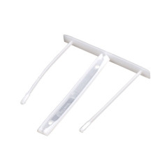 Fellowes 00895 fermaglio Plastica 100 pz