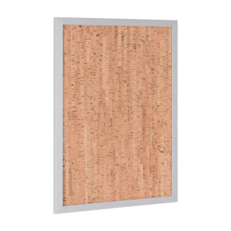 Bi-Office SF141258528 stand informativo e supporto per brochure Sughero, MDF, Metallo Marrone, Argento