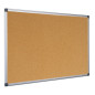 Bi-Office Maya Cork Board Bacheca fissa Alluminio, Nero, Legno Sughero