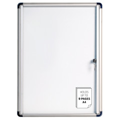 Bi-Office VT630109660 stand informativo e supporto per brochure Supporto per segnale A4 Acciaio smaltato Bianco