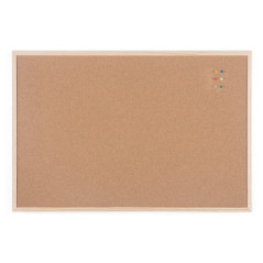 Bi-Office MC070012010 stand informativo e supporto per brochure Sughero, Legno di pino Marrone, Pino