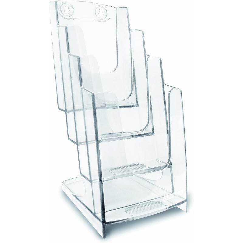 ARDA 70A64 portariviste 4 ripiani Trasparente