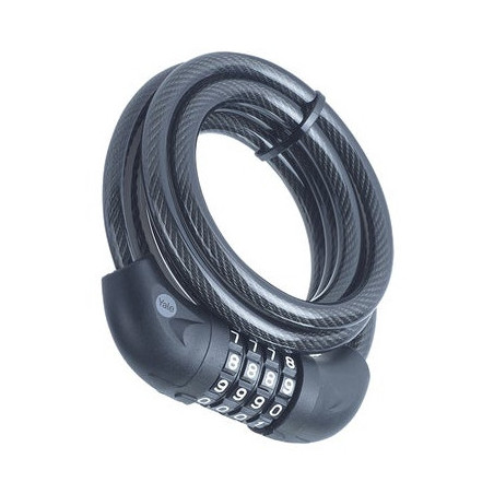 Yale YCC0 10 180 2 antifurto per bicicletta Nero 1800 mm