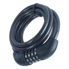 Yale YCC0/10/180/2 antifurto per bicicletta Nero 1800 mm