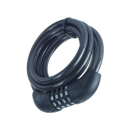 Yale YCC0/10/180/2 antifurto per bicicletta Nero 1800 mm