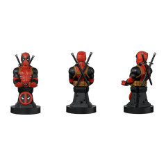 EXG Cable Guys - Deadpool Supporto attivo Telefono cellulare/smartphone, Telecomando Nero, Marrone, Rosso