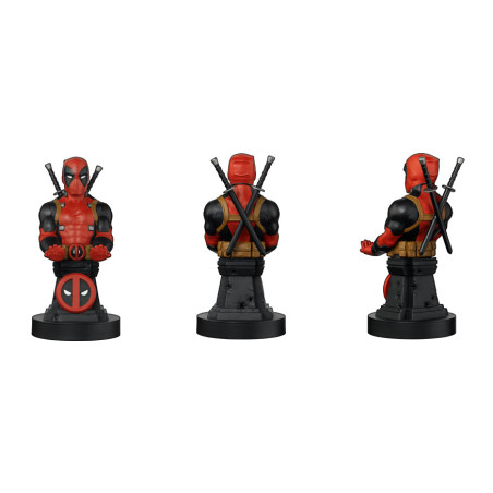 EXG Cable Guys - Deadpool Supporto attivo Telefono cellulare/smartphone, Telecomando Nero, Marrone, Rosso