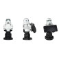 EXG Cable Guys - Star Wars Stormtrooper Supporto attivo Telefono cellulare/smartphone, Telecomando Nero, Bianco