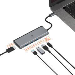 Cygnett CY3318HUBC3 replicatore di porte e docking station per laptop USB 2.0 Type-C