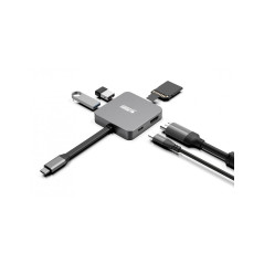 Urban Factory HUBEE LIGHT USB 3.2 Gen 1 (3.1 Gen 1) Type-C Grigio