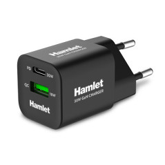 Hamlet XPDC-G3018Q Caricabatterie per dispositivi mobili Universale Nero AC Ricarica rapida Interno