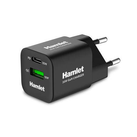 Hamlet XPDC-G3018Q Caricabatterie per dispositivi mobili Universale Nero AC Ricarica rapida Interno