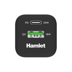 Hamlet XPDC-G3018Q Caricabatterie per dispositivi mobili Universale Nero AC Ricarica rapida Interno