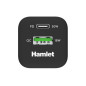 Hamlet XPDC-G3018Q Caricabatterie per dispositivi mobili Universale Nero AC Ricarica rapida Interno