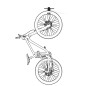 Meliconi My Bike Supporto fisso e universale per bicicletta da soffitto, universale