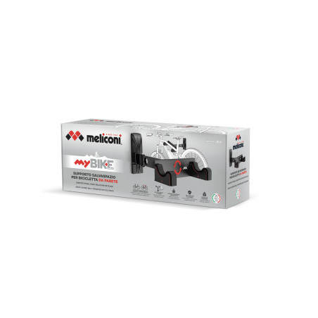 Meliconi My Bike Supporto a muro per bicicletta, monobraccio e richiudibile a muro