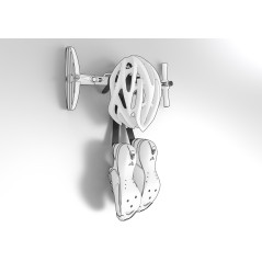 Meliconi My Bike Porta accessori bicicletta e monopattino da fissare a parete