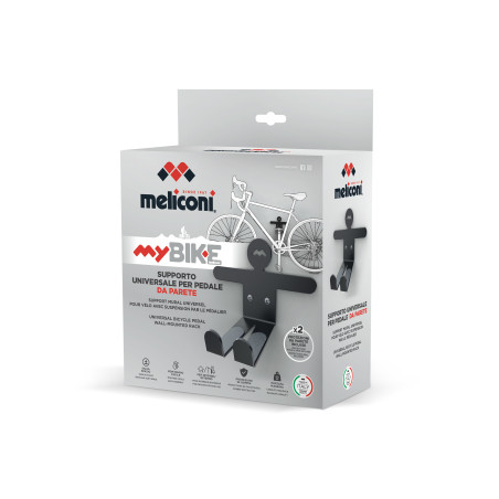 Meliconi My Bike Supporto fisso da bicicletta a parete per pedale, universale