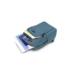 Urban Factory ECB25UF borsa per laptop 39,6 cm (15.6") Zaino Blu