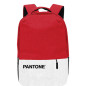 Pantone PT-BPK001R1 zaino Zaino casual Rosso, Bianco Poliestere