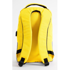 Pantone PT-BK102Y zaino Zaino casual Bianco, Giallo Poliestere