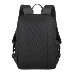 Rivacase 8264 black zaino City backpack Nero Neoprene, Poliestere