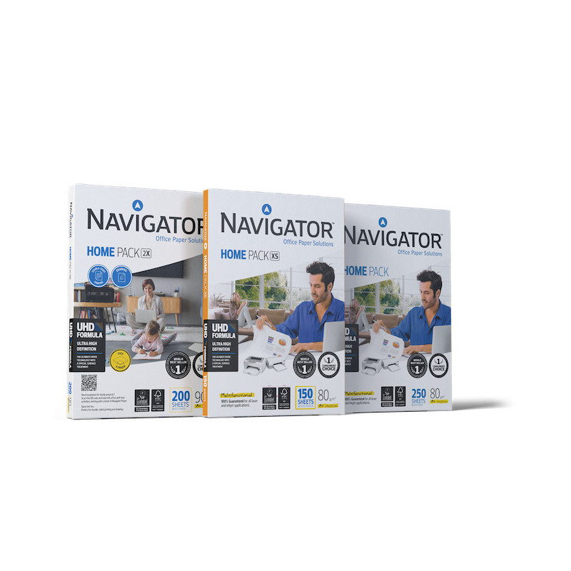 Navigator Home Pack carta inkjet A4 (210x297 mm) 250 fogli Bianco