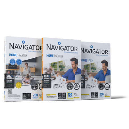 Navigator Home Pack carta inkjet A4 (210x297 mm) 250 fogli Bianco