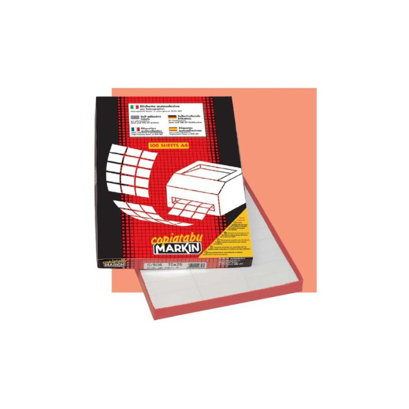Markin 210C513 etichetta autoadesiva Bianco 4000 pz