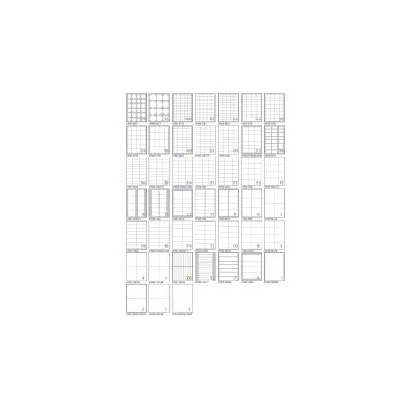 Tico LP4W-10574 etichetta per stampante Bianco