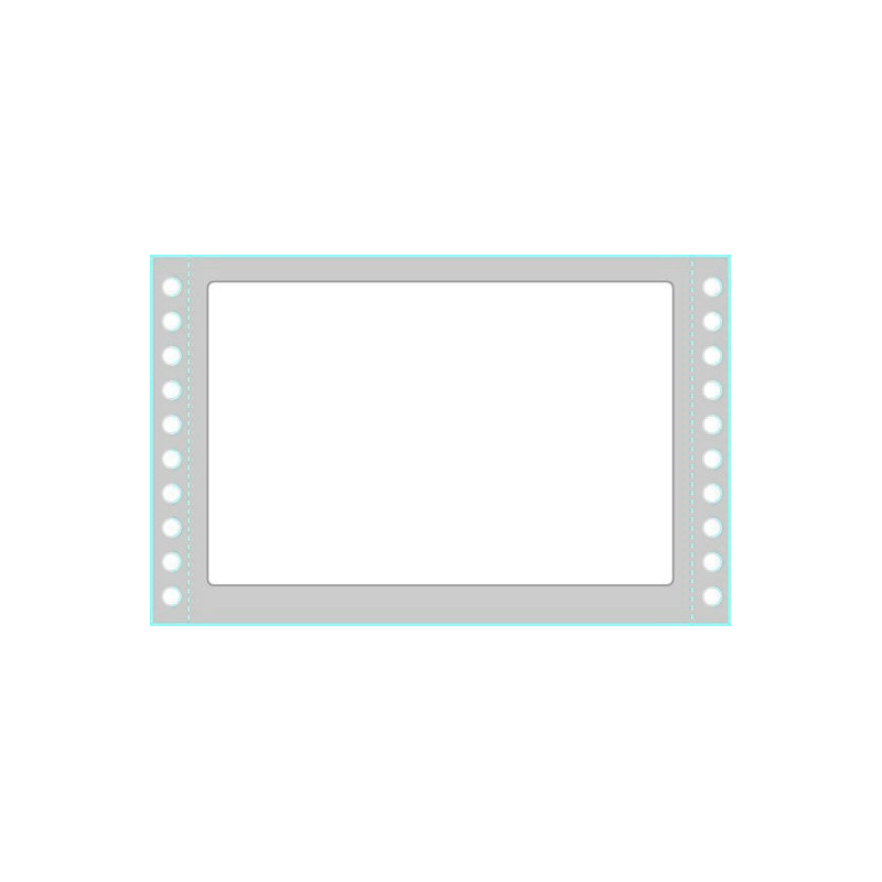 Tico TAB1-1499 etichetta autoadesiva Rettangolo Permanente Bianco 1500 pz