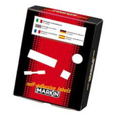 Markin X11050 etichetta autoadesiva Rettangolo con angoli arrotondati Permanente Bianco 20 pz