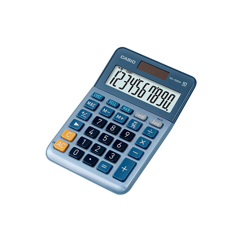Casio MS-100EM calcolatrice Desktop Calcolatrice con display Multicolore