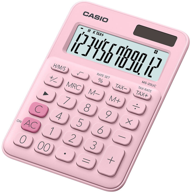 Casio MS-20UC-PK calcolatrice Desktop Calcolatrice di base Rosa