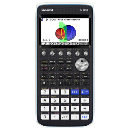 Casio FX-CG50 calcolatrice grafica senza CAS, display naturale ad alta defizione con 65.000 colori, Grafici in 3D, Python,
