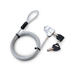 Hamlet XNBLOCK200KW cavo di sicurezza Argento 2 m