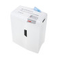 HSM X10 distruggi documenti Taglio a particelle 58 dB 22 cm Argento, Bianco