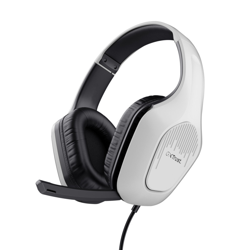 Trust GXT 415W Zirox Auricolare Cablato A Padiglione Gaming Bianco Trust GXT 415W Zirox Auricolare Cablato A Padiglione Gaming Bianco