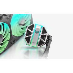 Sapphire NITRO+ S240-A AIO Processore Kit di raffreddamento a liquido 12 cm Nero