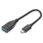 Digitus Cavo adattatore USB Type-C, OTG, Type-C su A